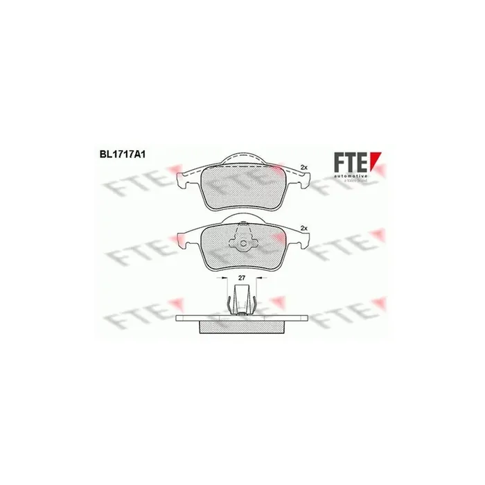 FTE 9010317 Brake Pad Set
