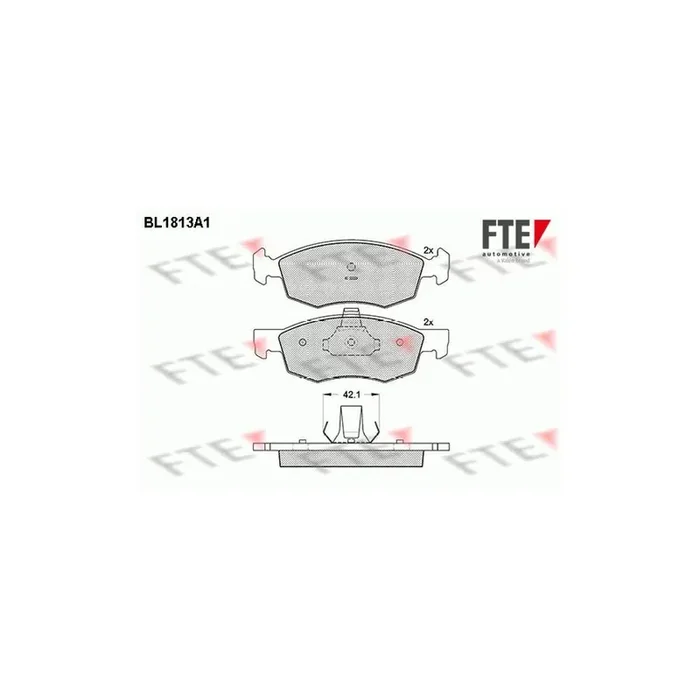 FTE 9010390 Brake Pad Set