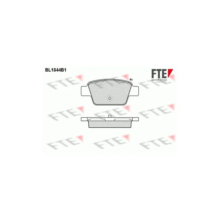 FTE 9010424 Brake Pad Set