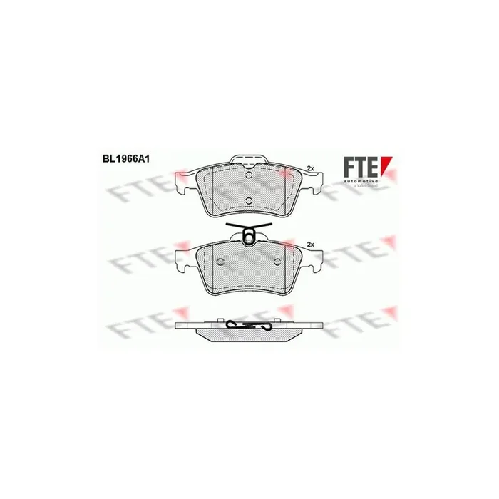 FTE 9010548 Brake Pad Set