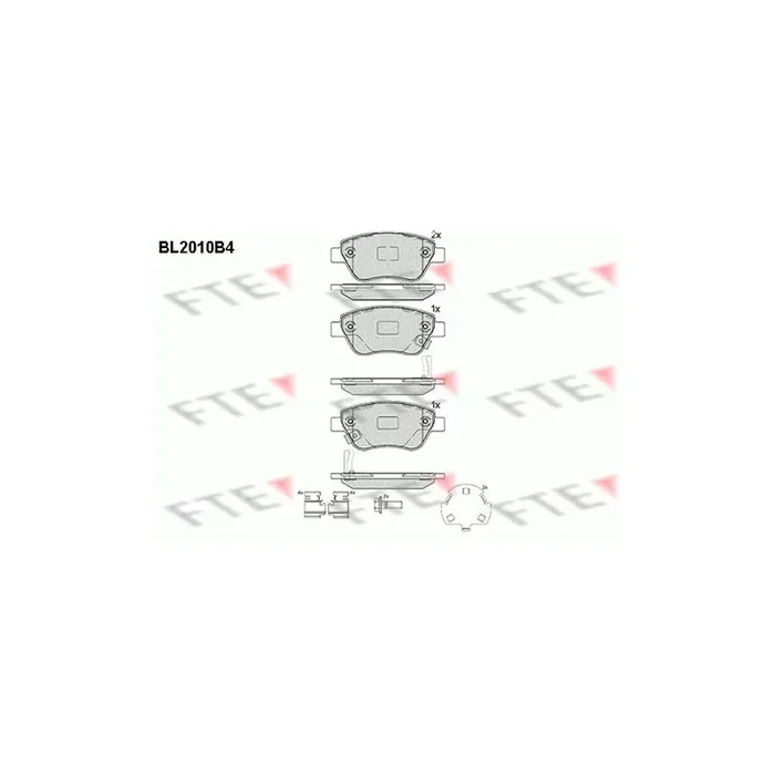 FTE 9010597 Brake Pad Set