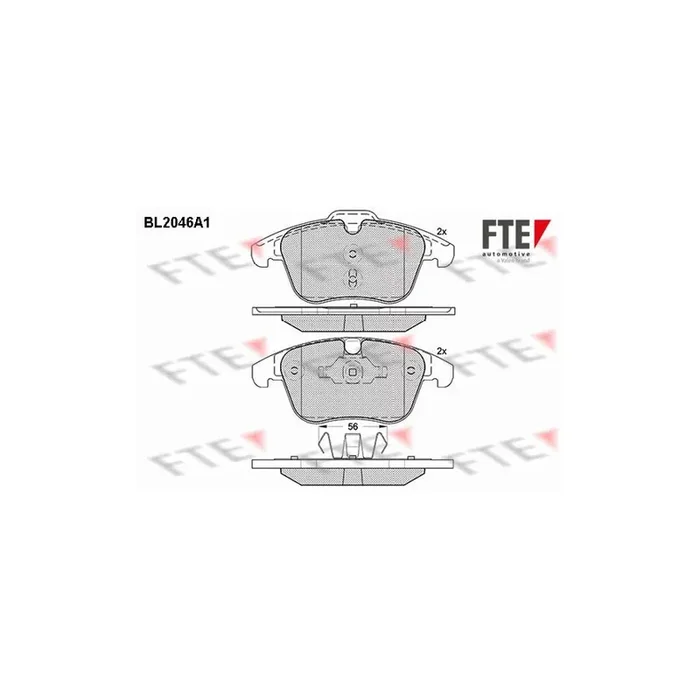 FTE 9010632 Brake Pad Set
