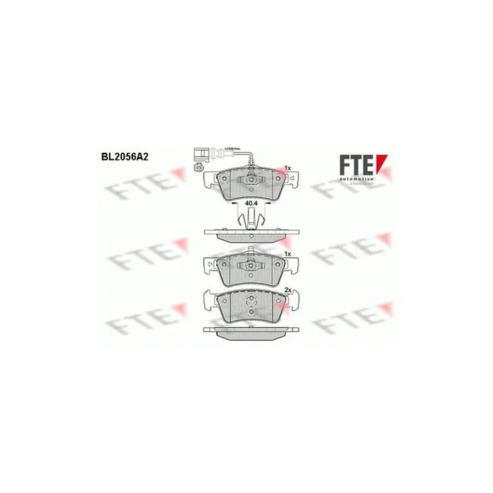 FTE 9010640 Brake Pad Set