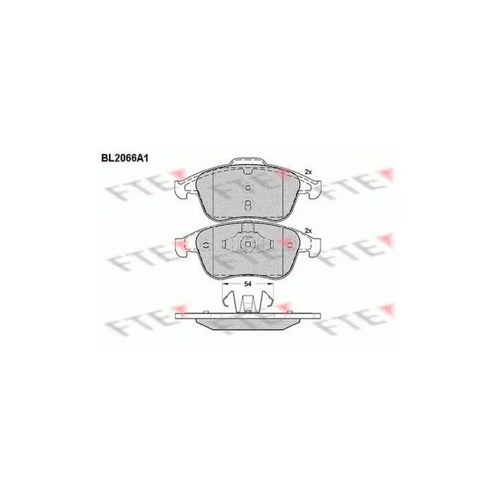 FTE 9010649 Brake Pad Set