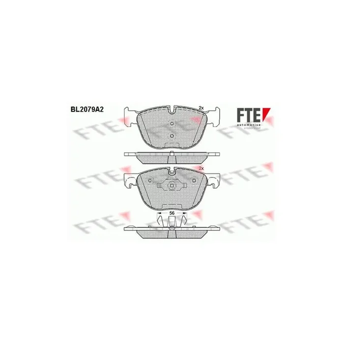 FTE 9010663 Brake Pad Set