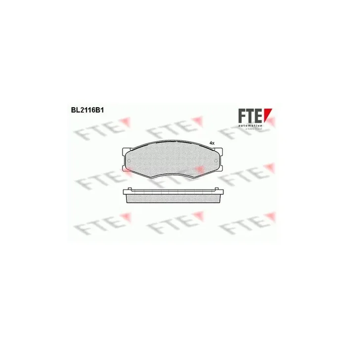 FTE 9010678 Brake Pad Set