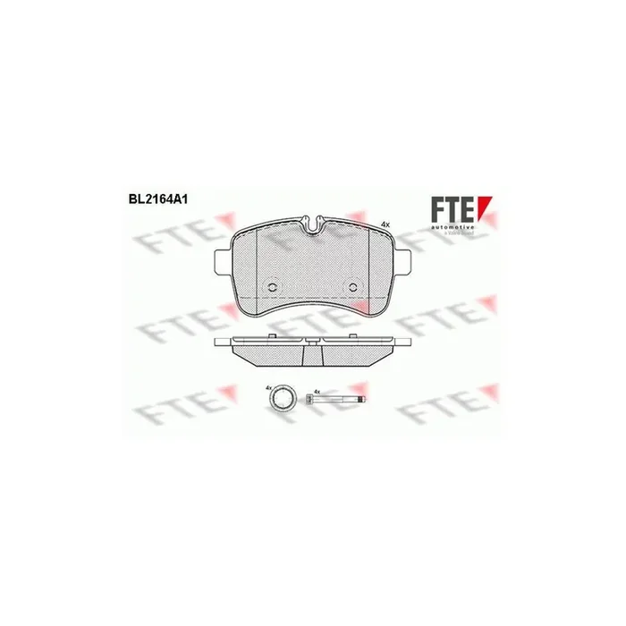 FTE 9010687 Brake Pad Set for Iveco Daily