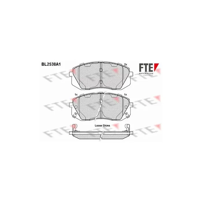 FTE 9010790 Brake Pad Set
