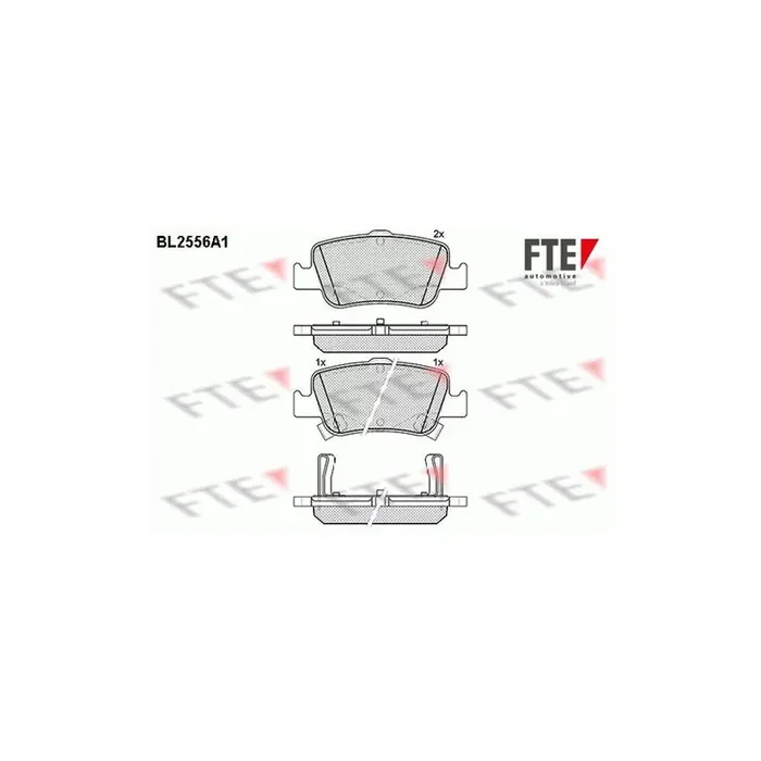FTE 9010810 Brake Pad Set