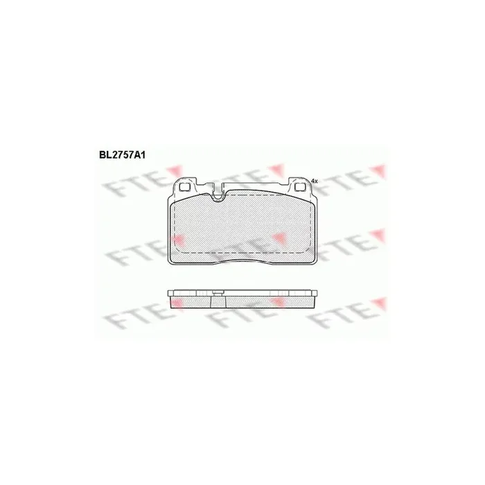 FTE 9010965 Brake Pad Set