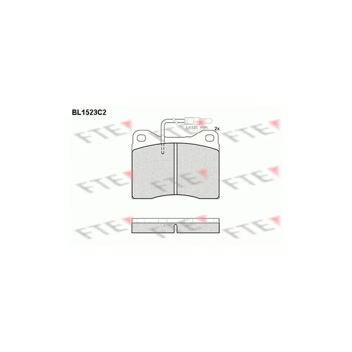 FTE Bl1523C2 Brake Pad Set