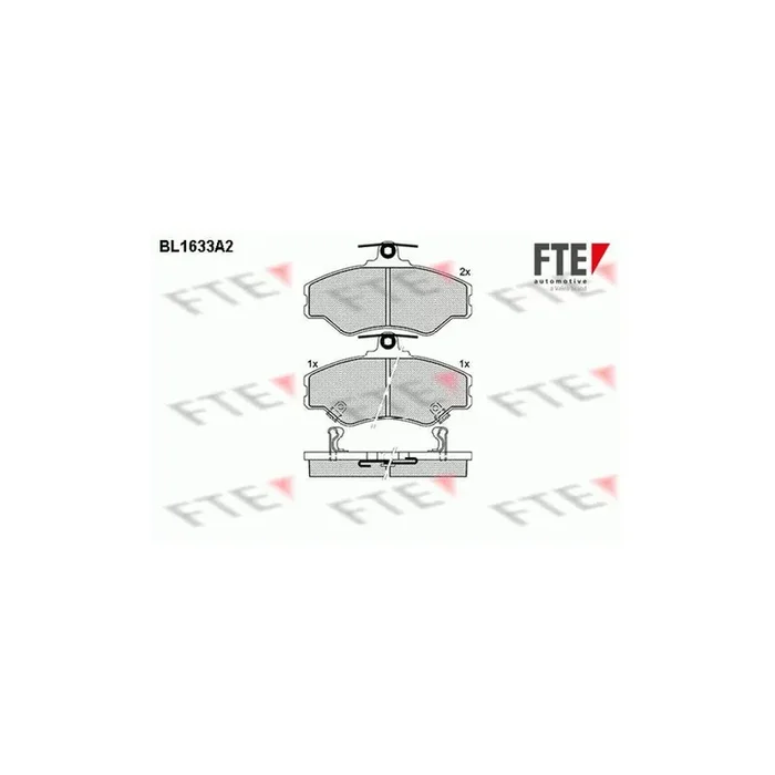 FTE Bl1633A2 Brake Pad Set