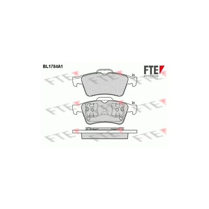 FTE Bl1784A1 Brake Pad Set