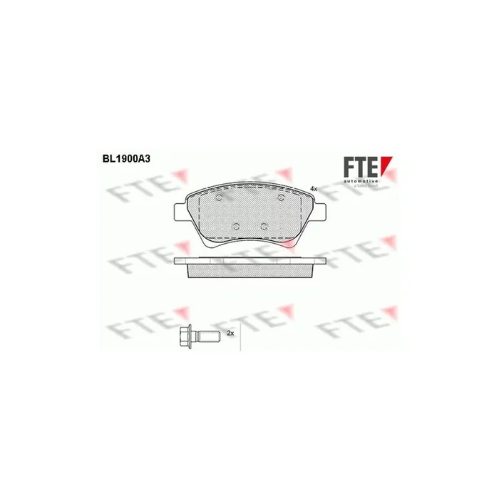 FTE Bl1900A3 Brake Pad Set