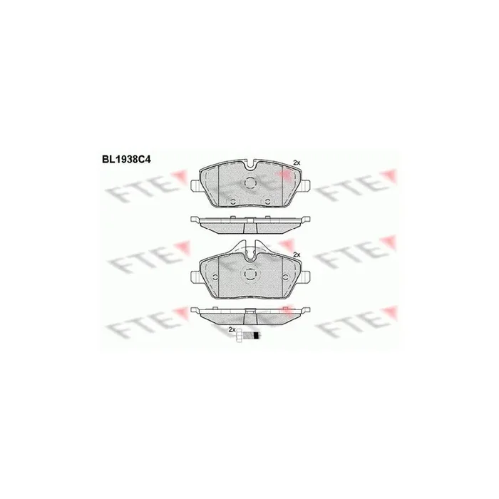 FTE Bl1938C4 Brake Pad Set
