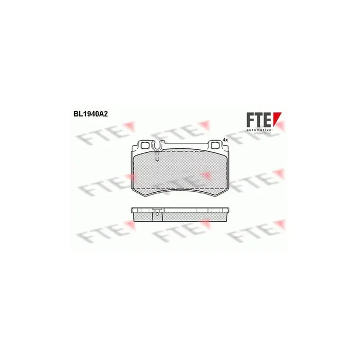 FTE Bl1940A2 Brake Pad Set