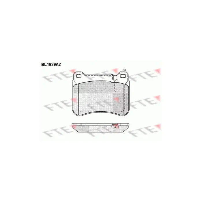 FTE Bl1989A2 Brake Pad Set