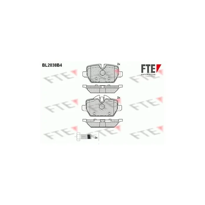 FTE Bl2038B4 Brake Pad Set