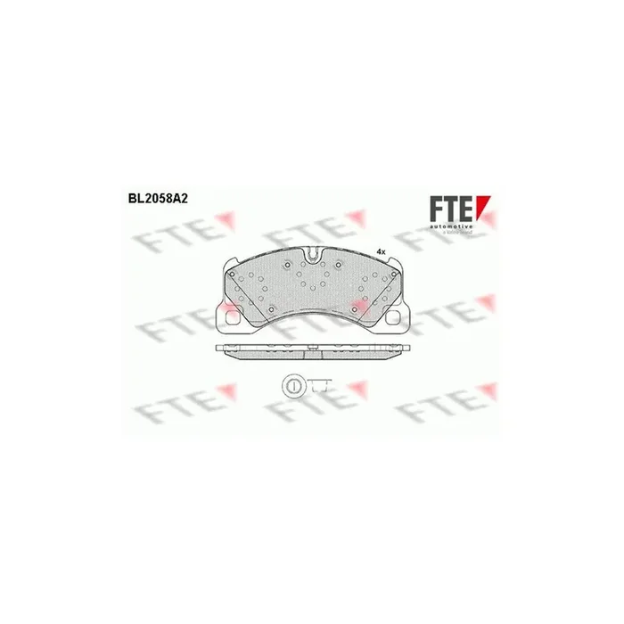 FTE Bl2058A2 Brake Pad Set