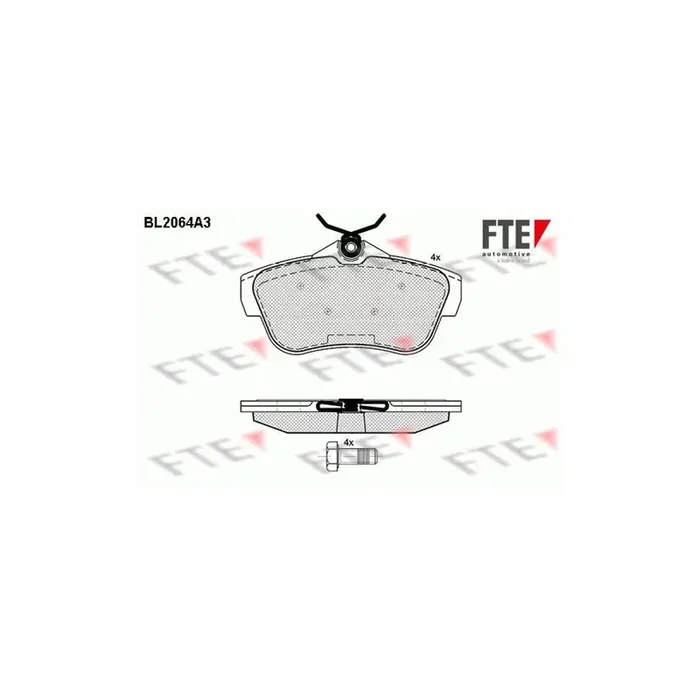 FTE Bl2064A3 Brake Pad Set