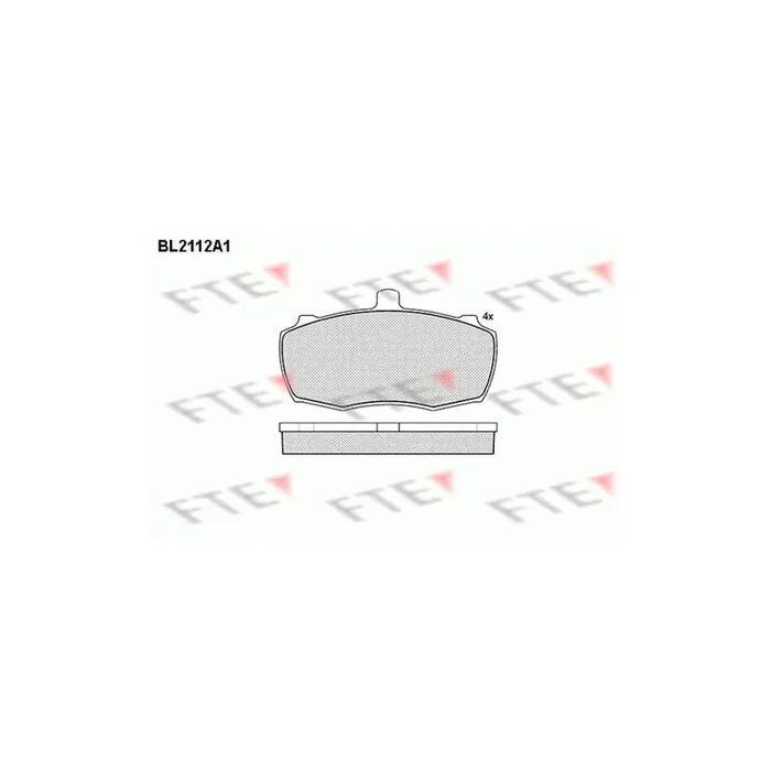 FTE Bl2112A1 Brake Pad Set