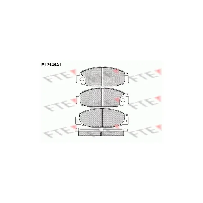 FTE Bl2145A1 Brake Pad Set