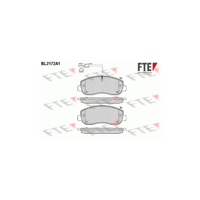 FTE Bl2172A1 Brake Pad Set