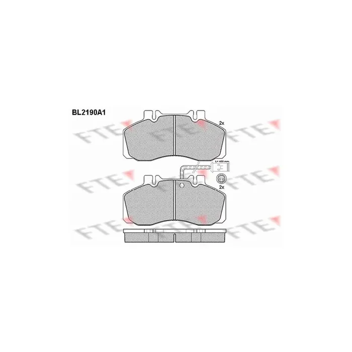 FTE Bl2190A1 Brake Pad Set