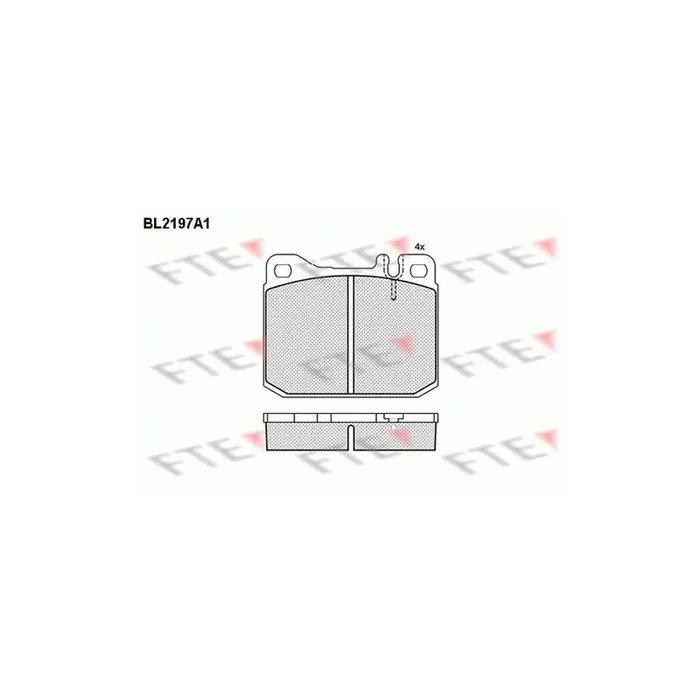 FTE Bl2197A1 Brake Pad Set