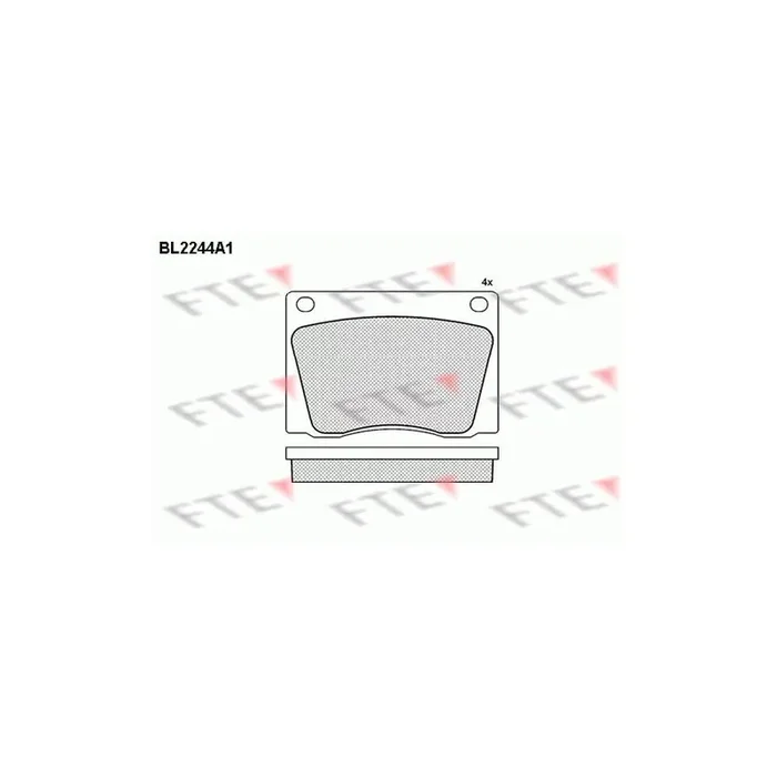 FTE Bl2244A1 Brake Pad Set