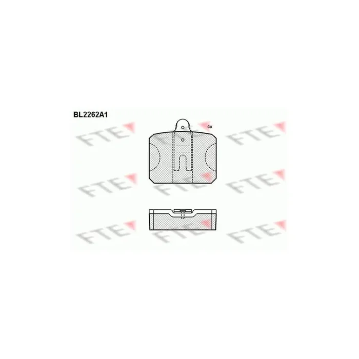FTE Bl2262A1 Brake Pad Set