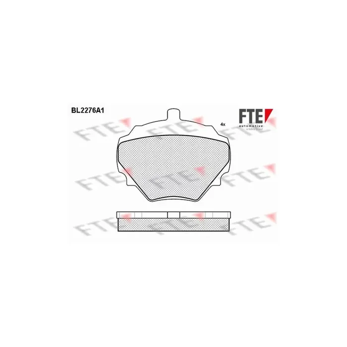 FTE Bl2276A1 Brake Pad Set