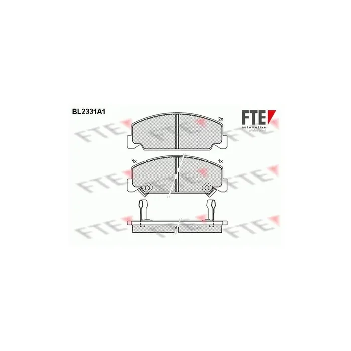 FTE Bl2331A1 Brake Pad Set