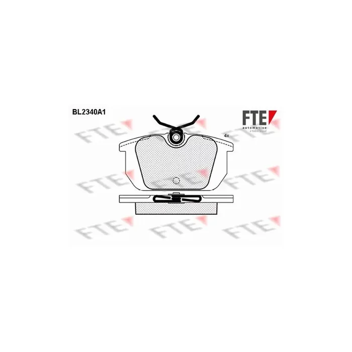 FTE Bl2340A1 Brake Pad Set