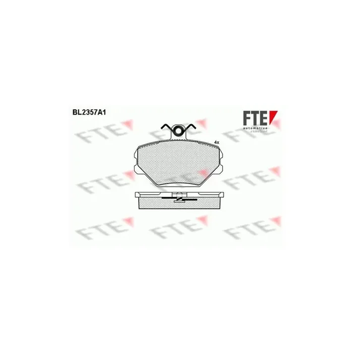 FTE Bl2357A1 Brake Pad Set