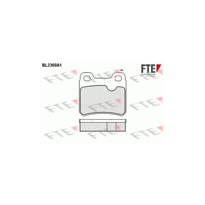 FTE Bl2360A1 Brake Pad Set