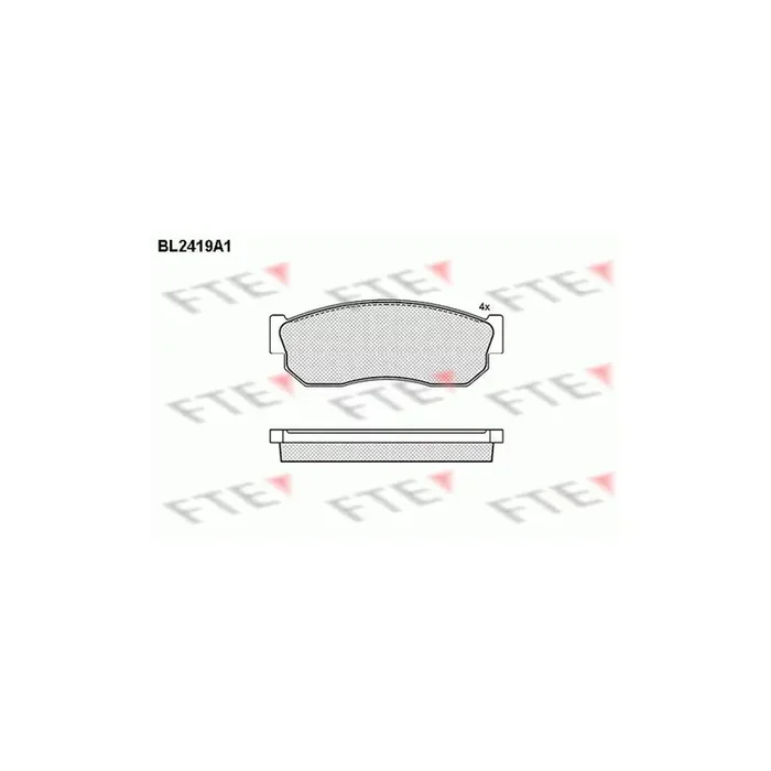 FTE Bl2419A1 Brake Pad Set