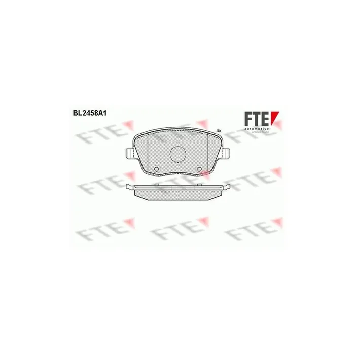 FTE Bl2458A1 Brake Pad Set