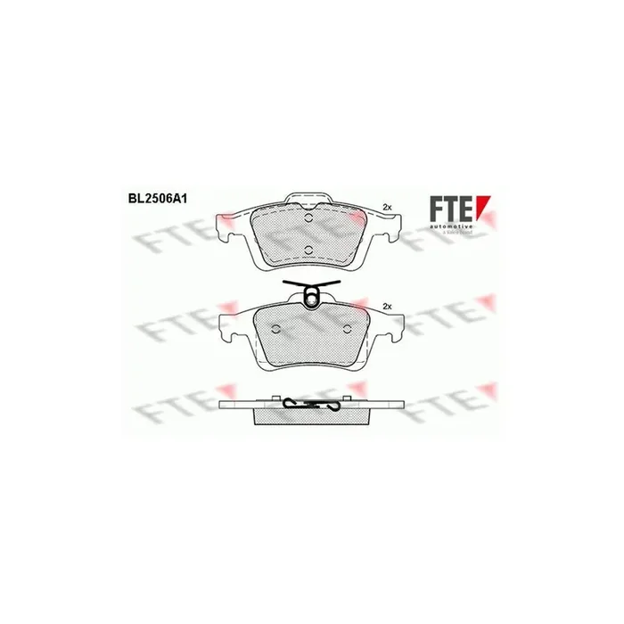FTE Bl2506A1 Brake Pad Set