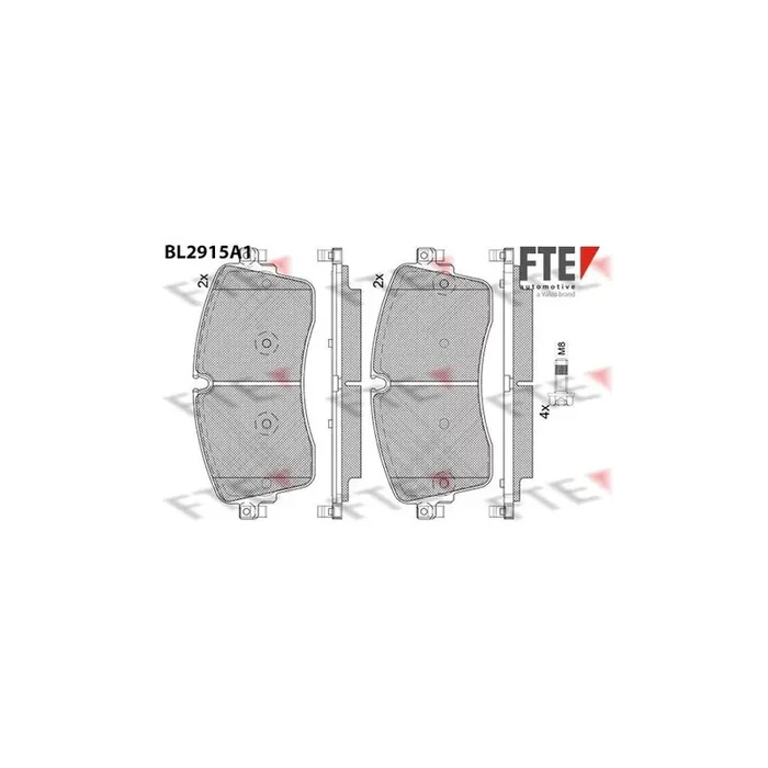 FTE Bl2915A1 Brake Pad Set