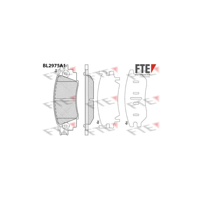 FTE Bl2975A1 Brake Pad Set