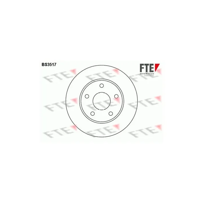 FTE Bs3517 Brake Disc for Ford Scorpio