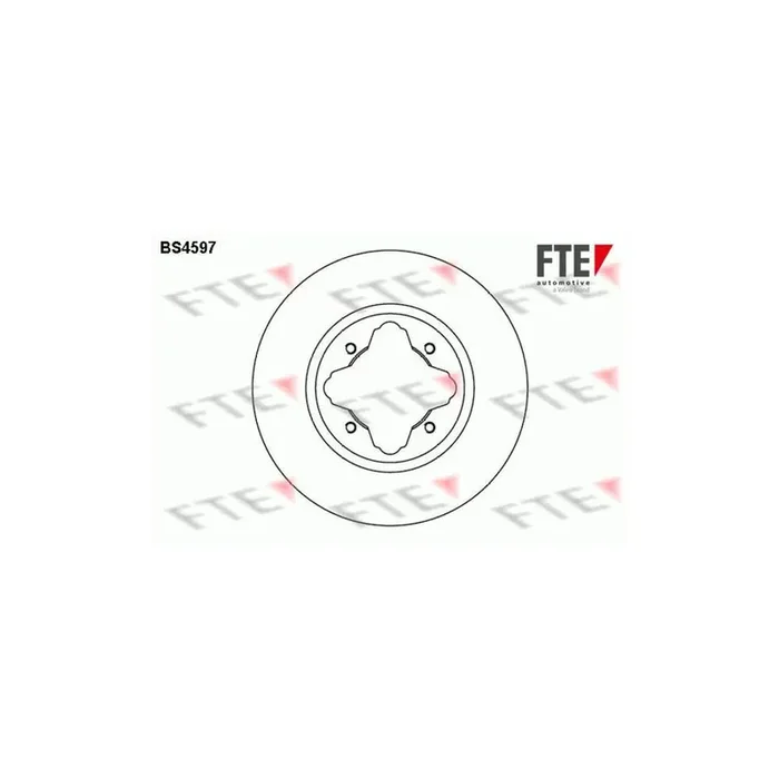 FTE Bs4597 Brake Disc for Honda Accord