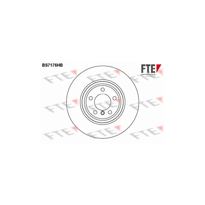 FTE Bs7176Hb Brake Disc for BMW 7 (E65, E66, E67)