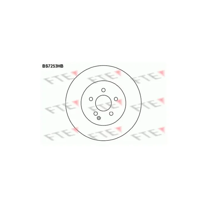 FTE Bs7253Hb Brake Disc