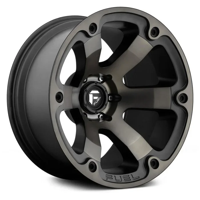 Fuel Beast 18×9 1PC Wheel Black w/ Machined Face and Double Dark Tint