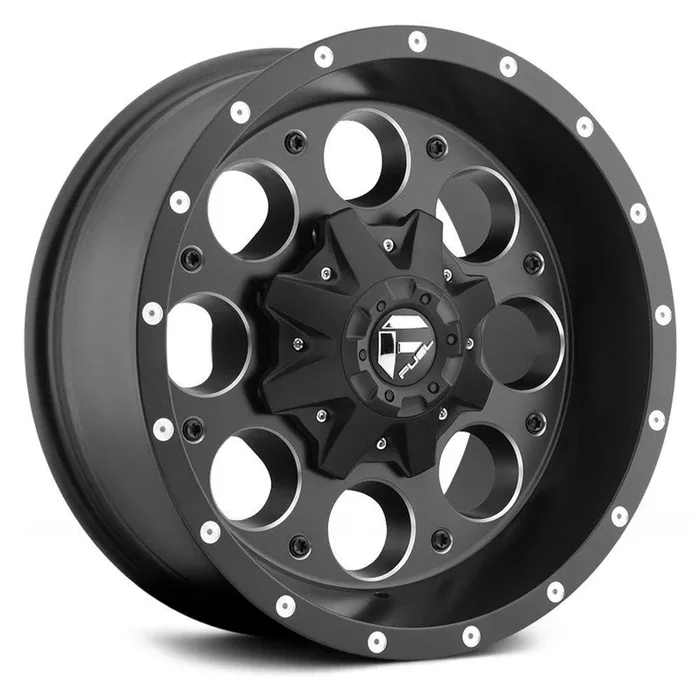 Fuel D525 Revolver 1PC Wheels (15×10 5×139.7 ET -43) Matte Black & Milled