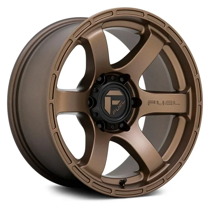 Fuel Rush 1PC Wheels (18×9 6×139.7 ET +20) Satin Black / Matte Gunmetal / Matte Bronze