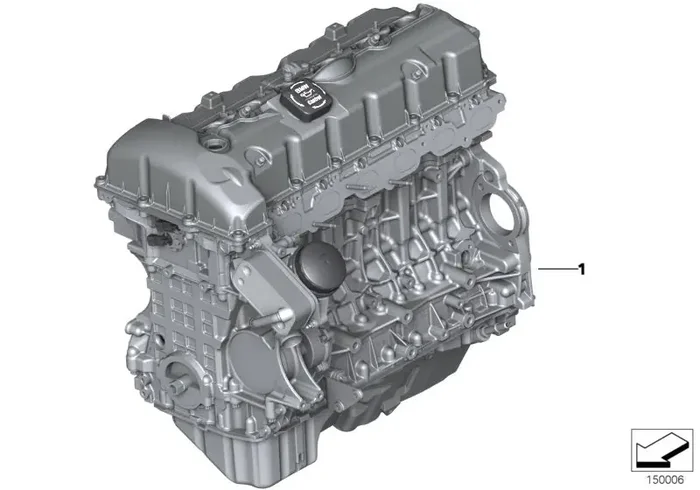 Genuine BMW 11002155842 Short Engine N54B30A (Inc. 740i & 740Li)