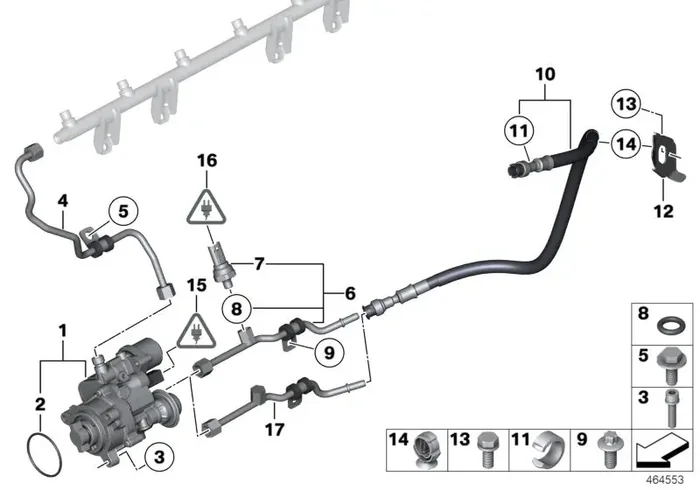 Genuine BMW 12521433920 E63 E70 E89 Plug Housing (Inc. X1 35iX, 523i & 530i)